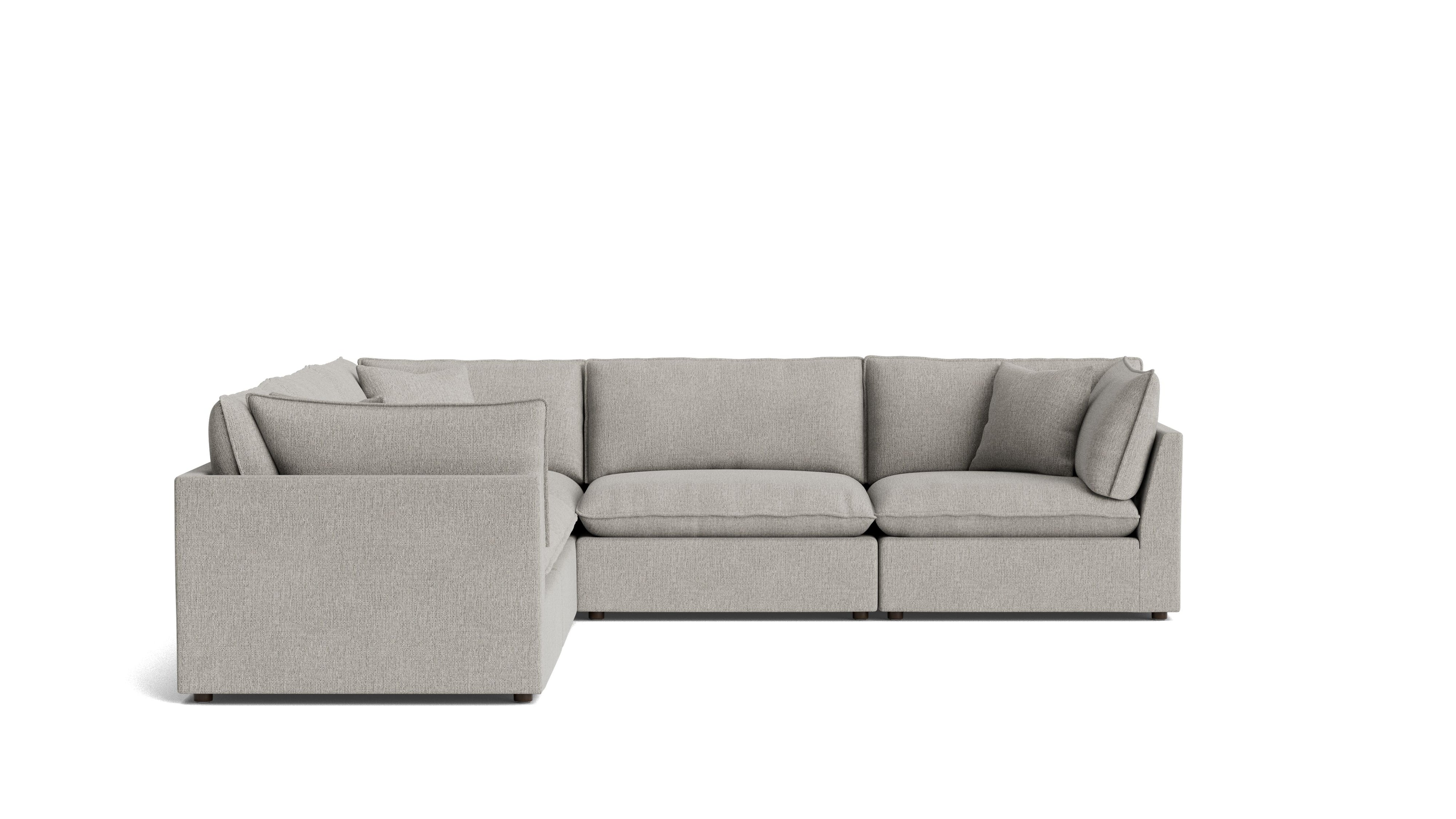 Chill Time 5 - Piece Modular Sectional Closed, Heather - Sundays Company CanadaSEC-YJ-052-065
