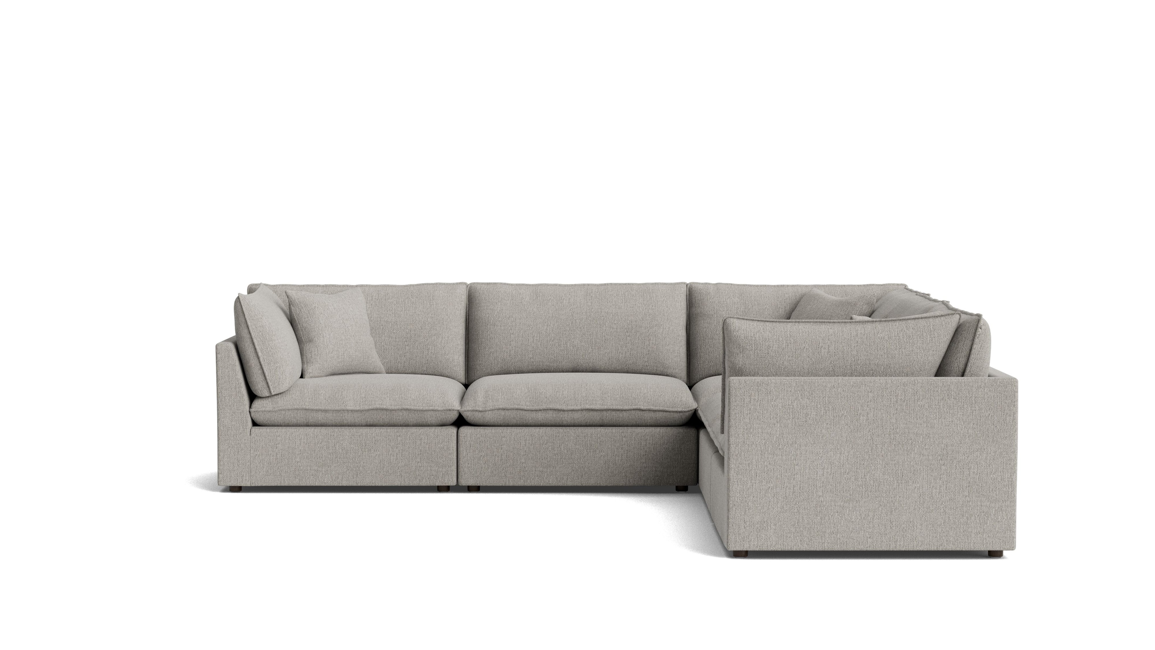 Chill Time 5 - Piece Modular Sectional Closed, Heather - Sundays Company CanadaSEC-YJ-052-065
