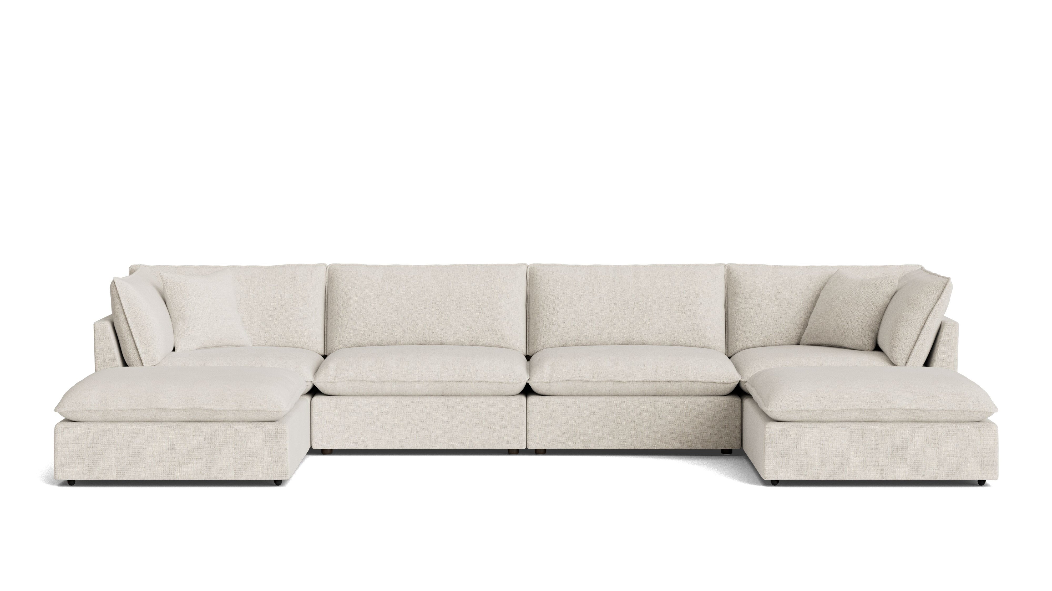 Chill Time 6 - Piece Modular U - Shaped Sectional, Birch - Sundays Company CanadaSEC-YJ-054-024