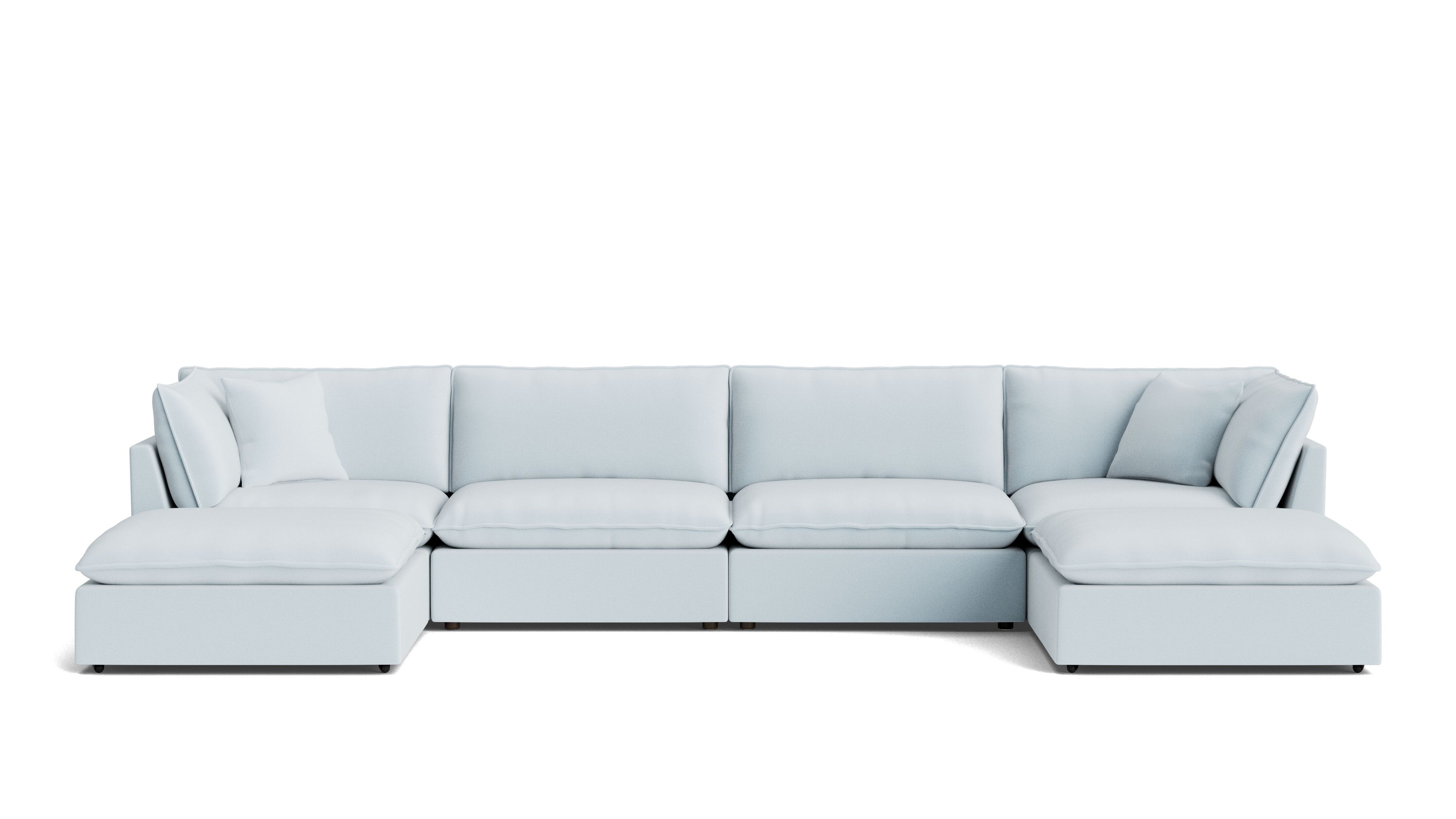 Chill Time 6-Piece Modular U-Shaped Sectional, Cove