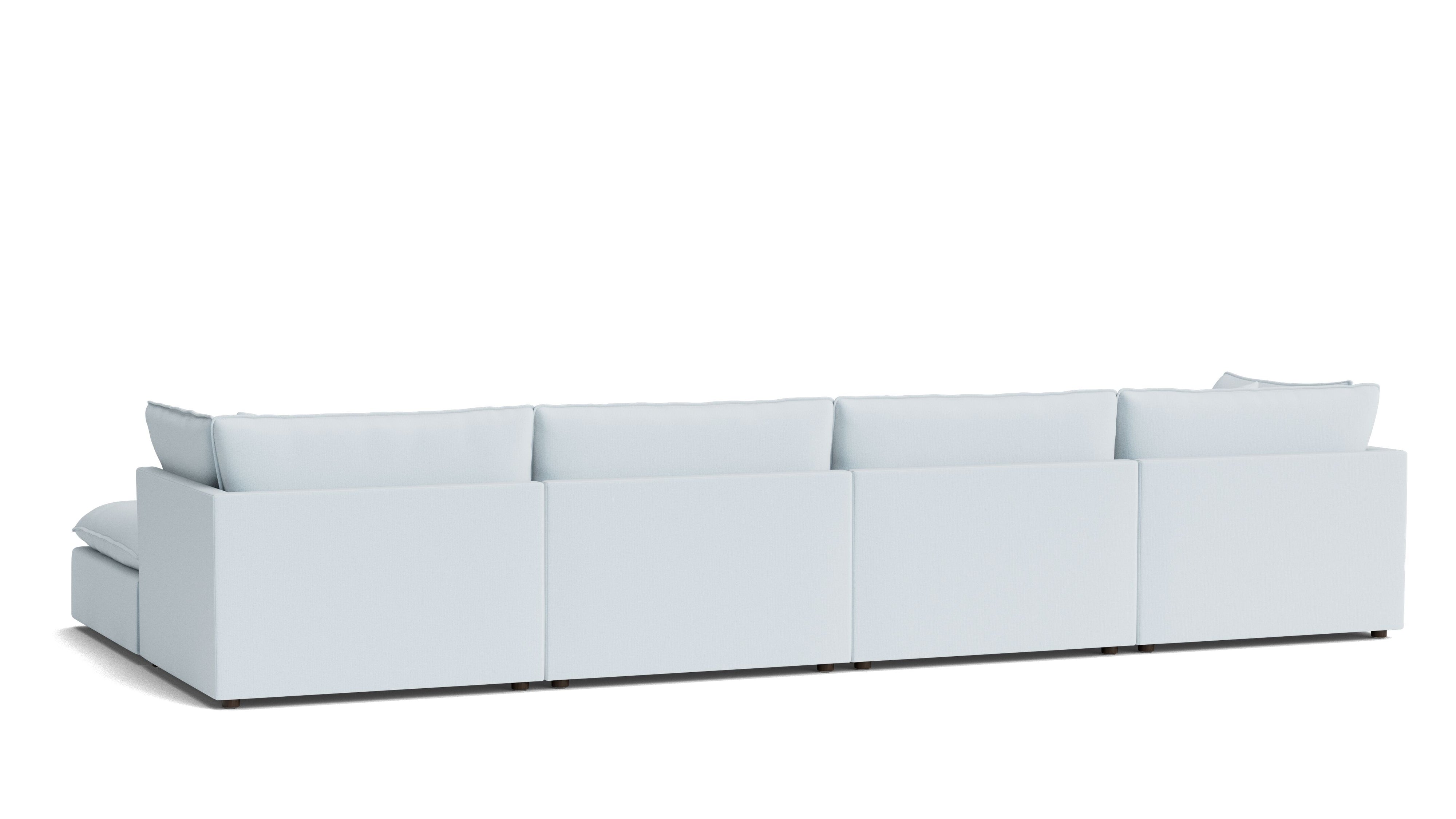 Chill Time 6-Piece Modular U-Shaped Sectional, Cove