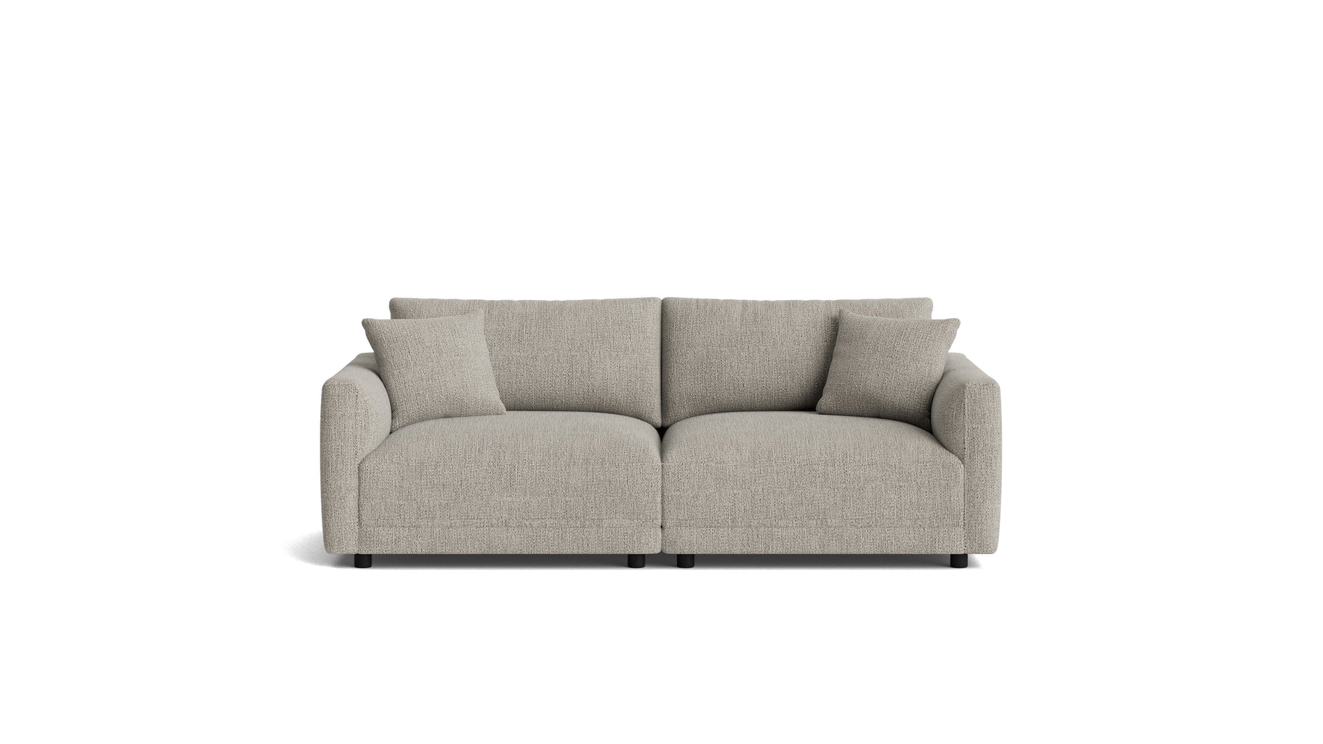Soft Spot 2-Piece Modular Sofa, Oatmeal_image