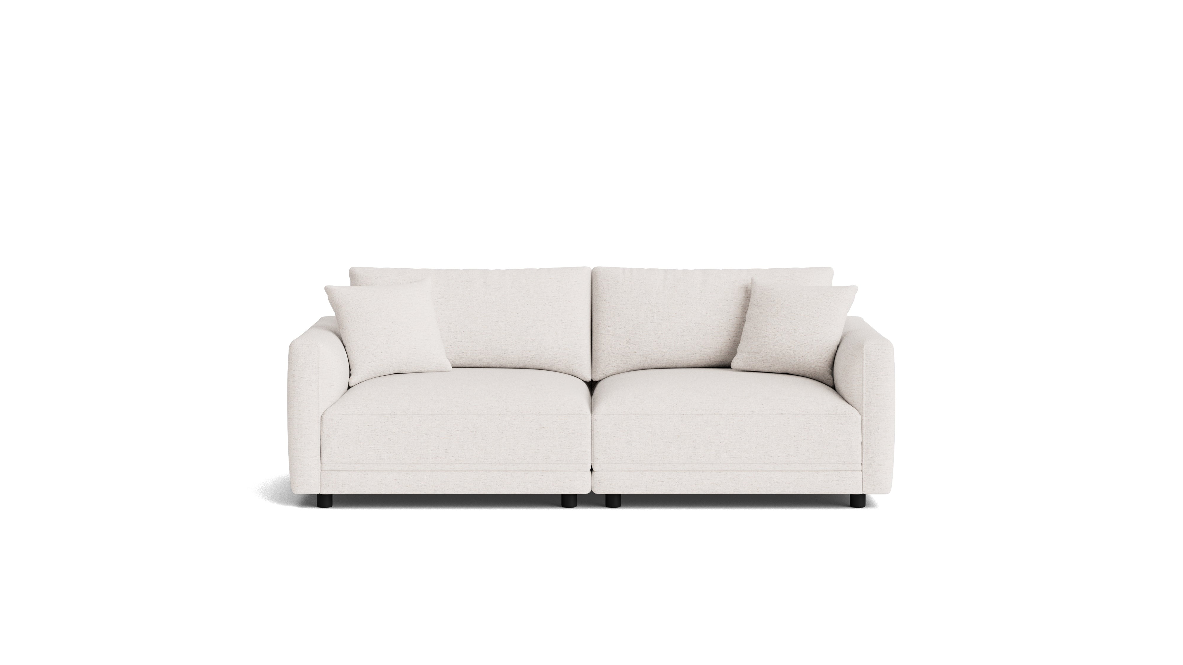 Soft Spot 2-Piece Modular Sofa, Nomad Snow