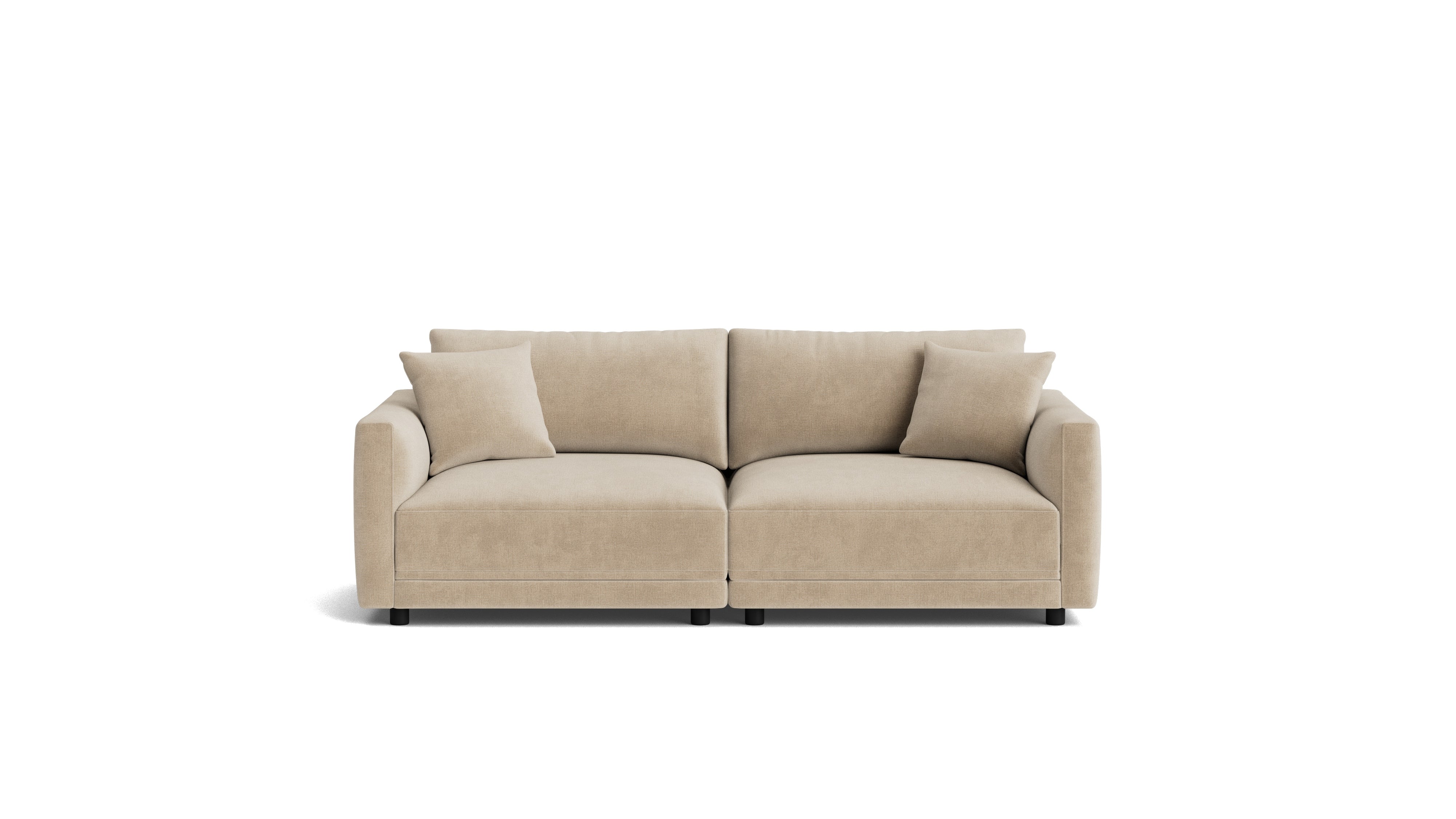 Soft Spot 2-Piece Modular Sofa, Cashew