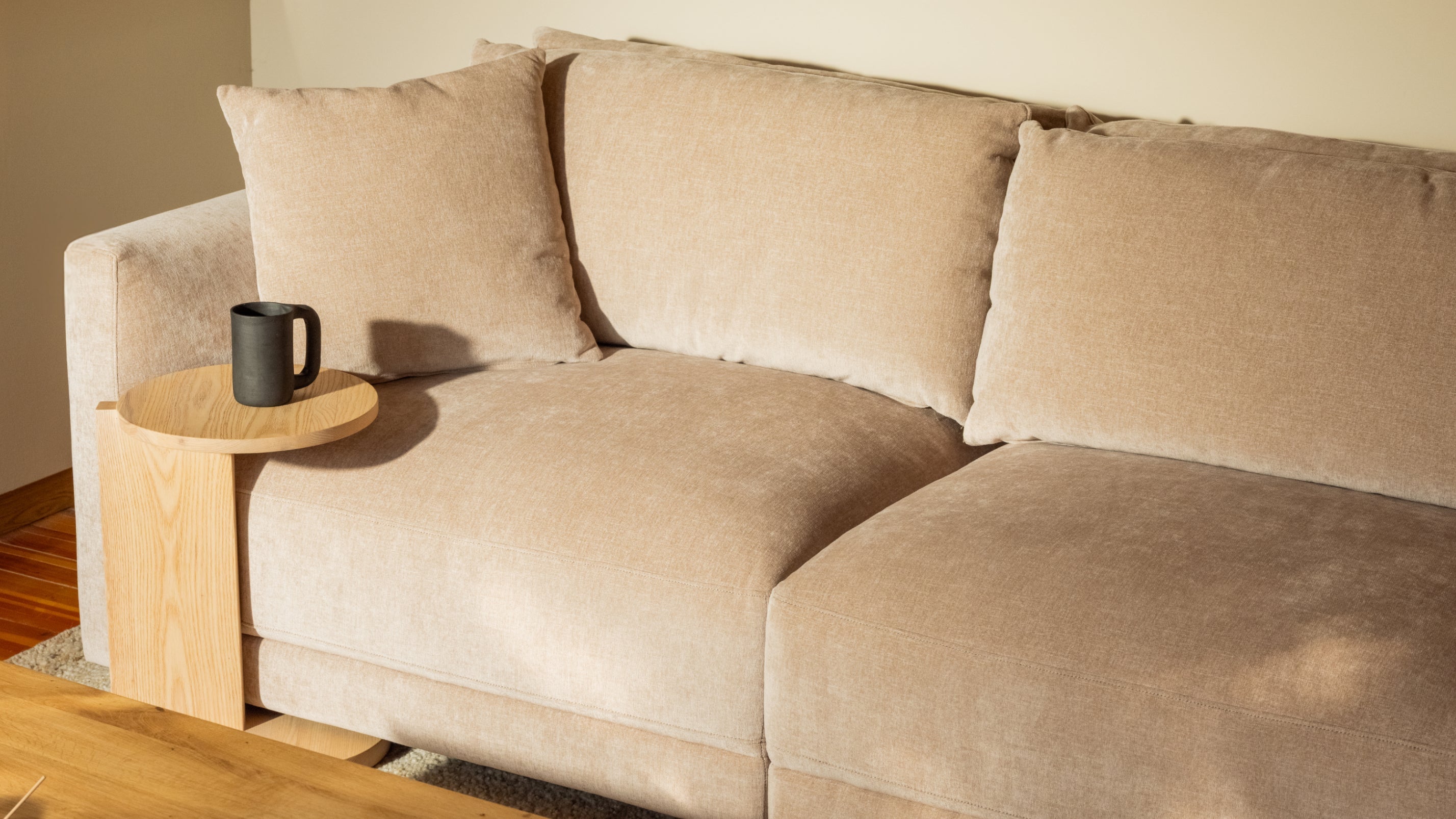 Soft Spot 3 - Piece Modular Sofa, Cashew - Sundays Company CanadaSEC-YJ-056-194