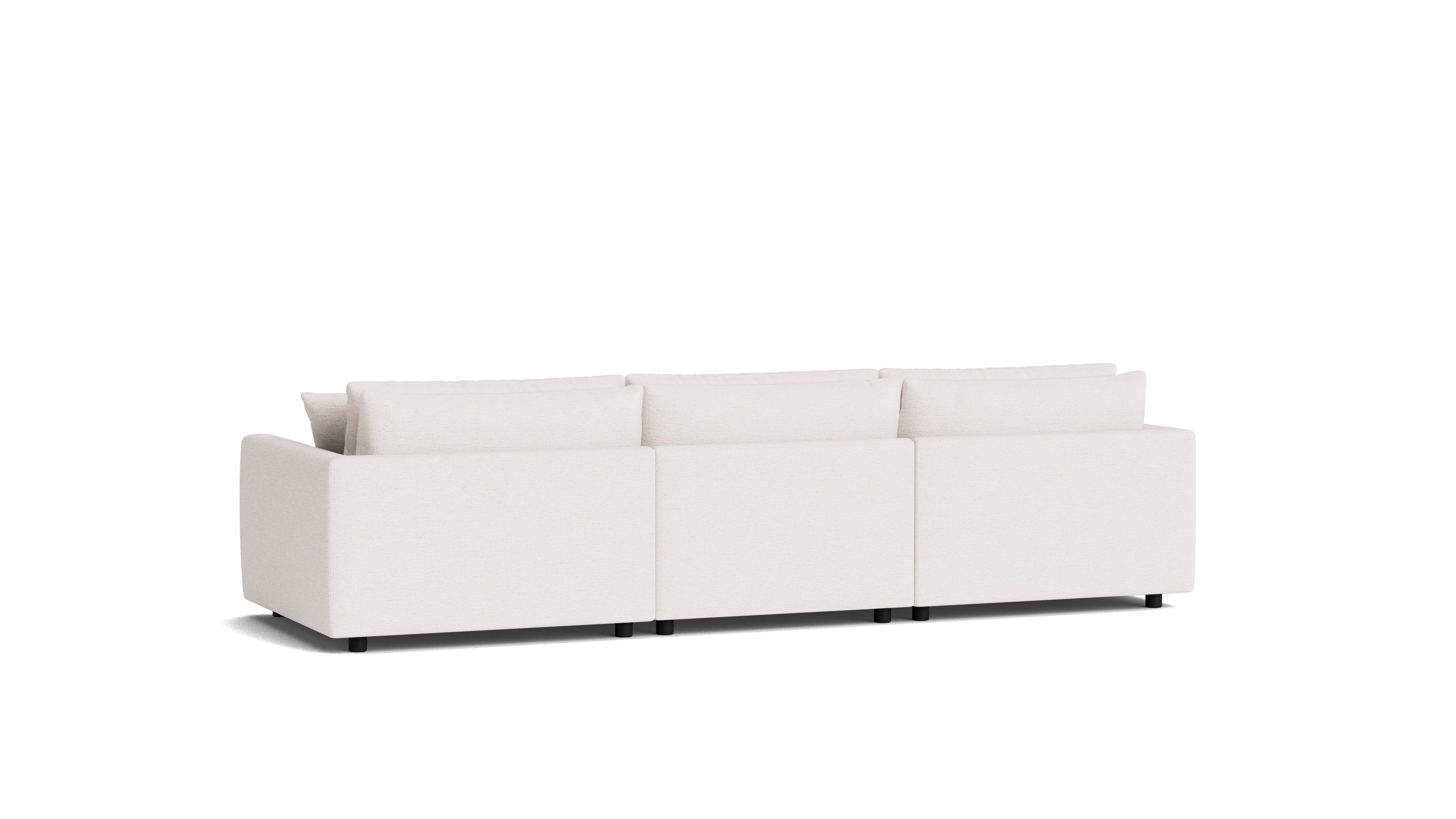 Soft Spot 3-Piece Modular Sofa, Nomad Snow