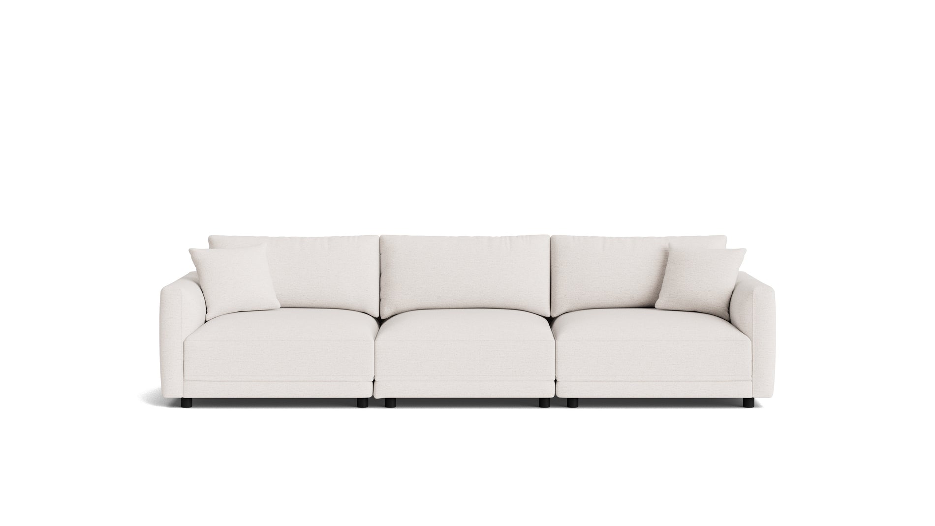 Soft Spot 3-Piece Modular Sofa, Nomad Snow_image