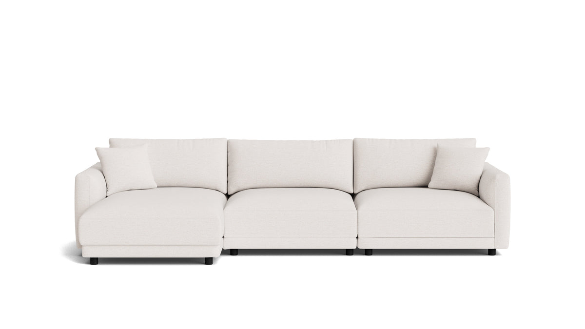 Soft Spot 3-Piece Modular Sectional Left, Nomad Snow