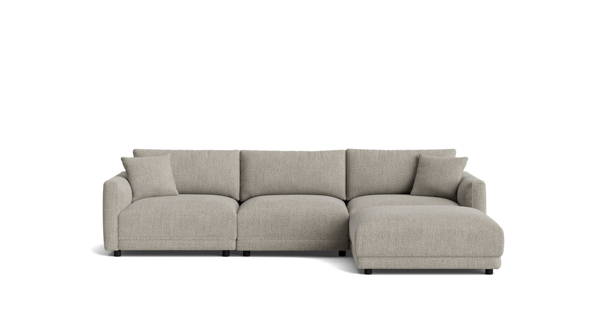Soft Spot 4-Piece Modular Sectional, Oatmeal