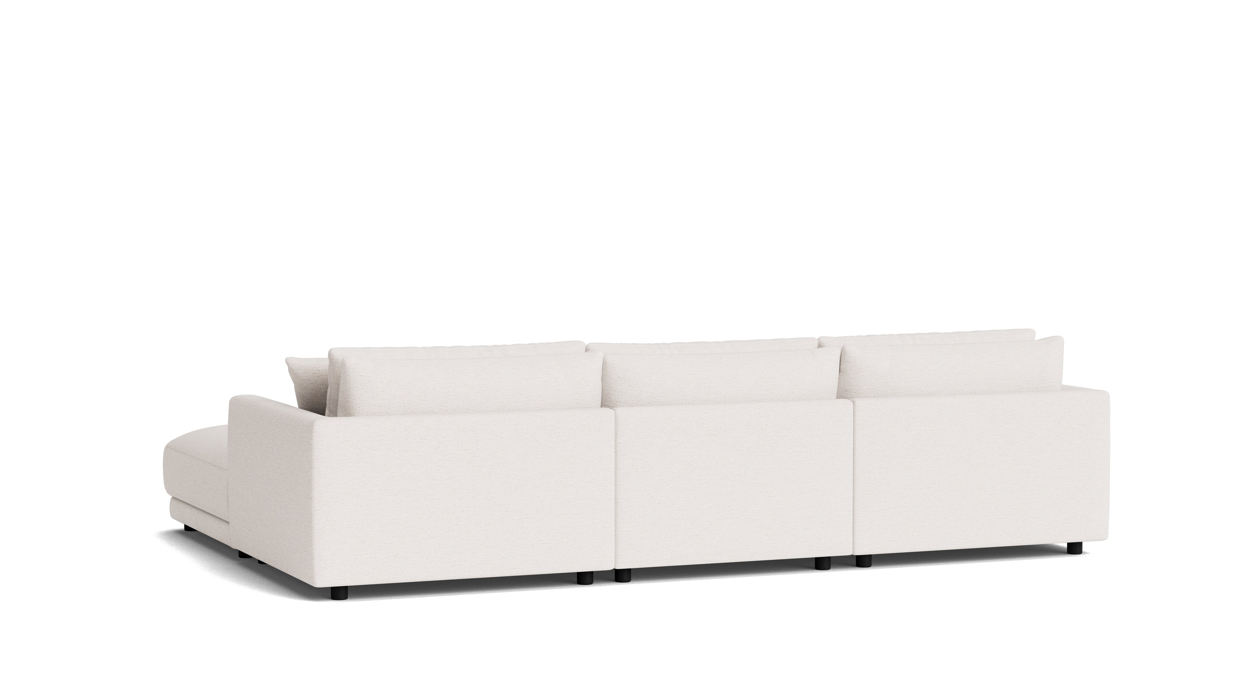 Soft Spot 4-Piece Modular Sectional, Nomad Snow