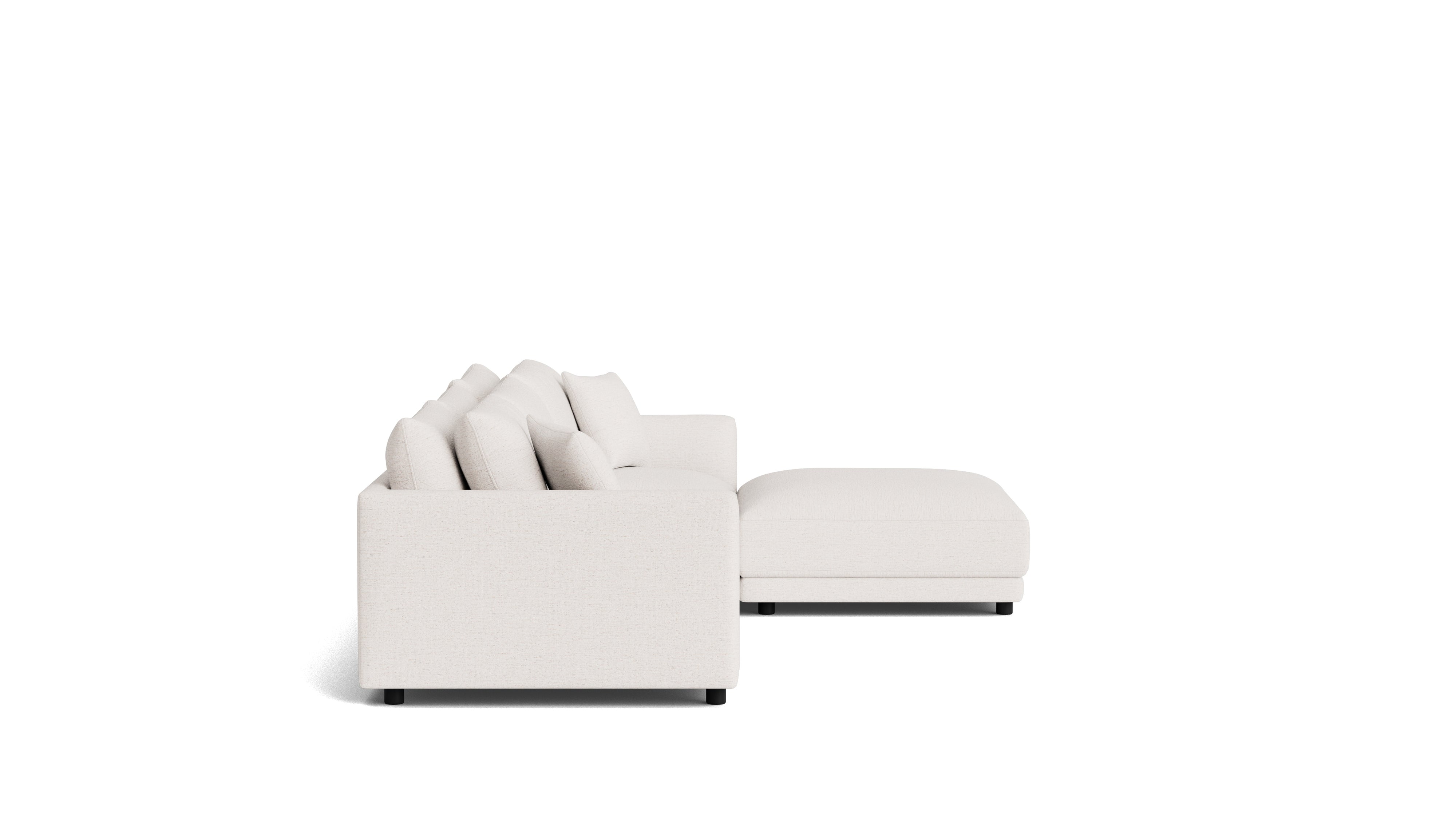 Soft Spot 4-Piece Modular Sectional, Nomad Snow