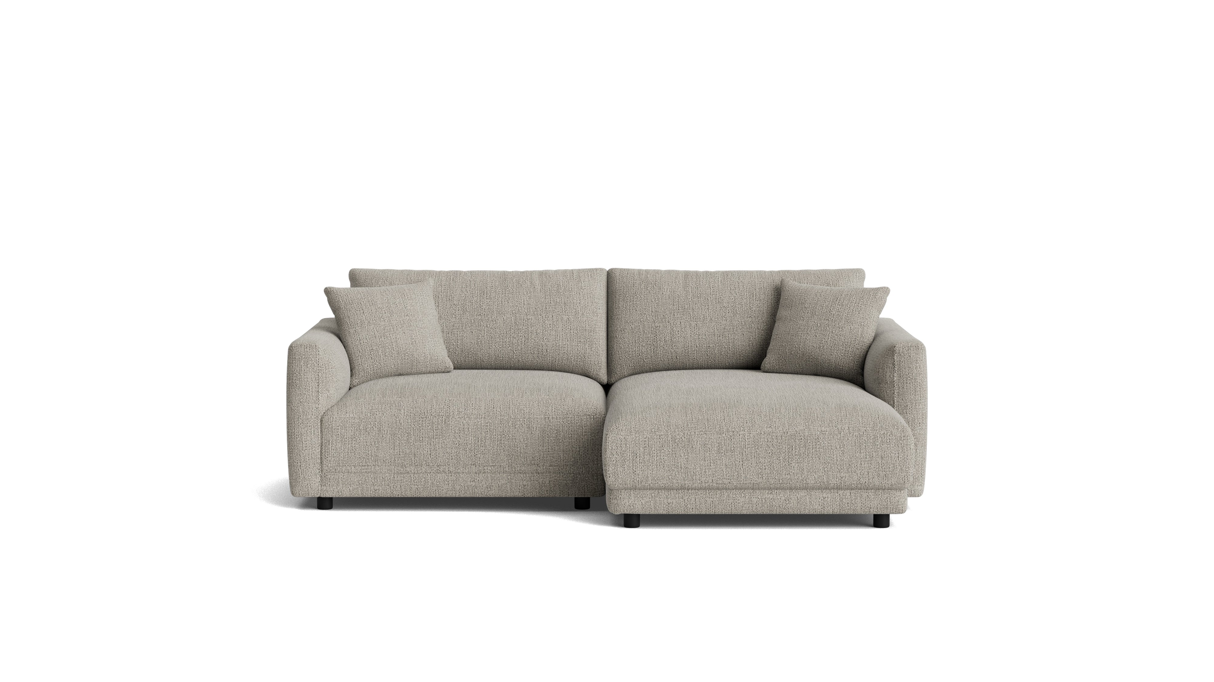 Soft Spot 2-Piece Modular Sectional Right, Oatmeal
