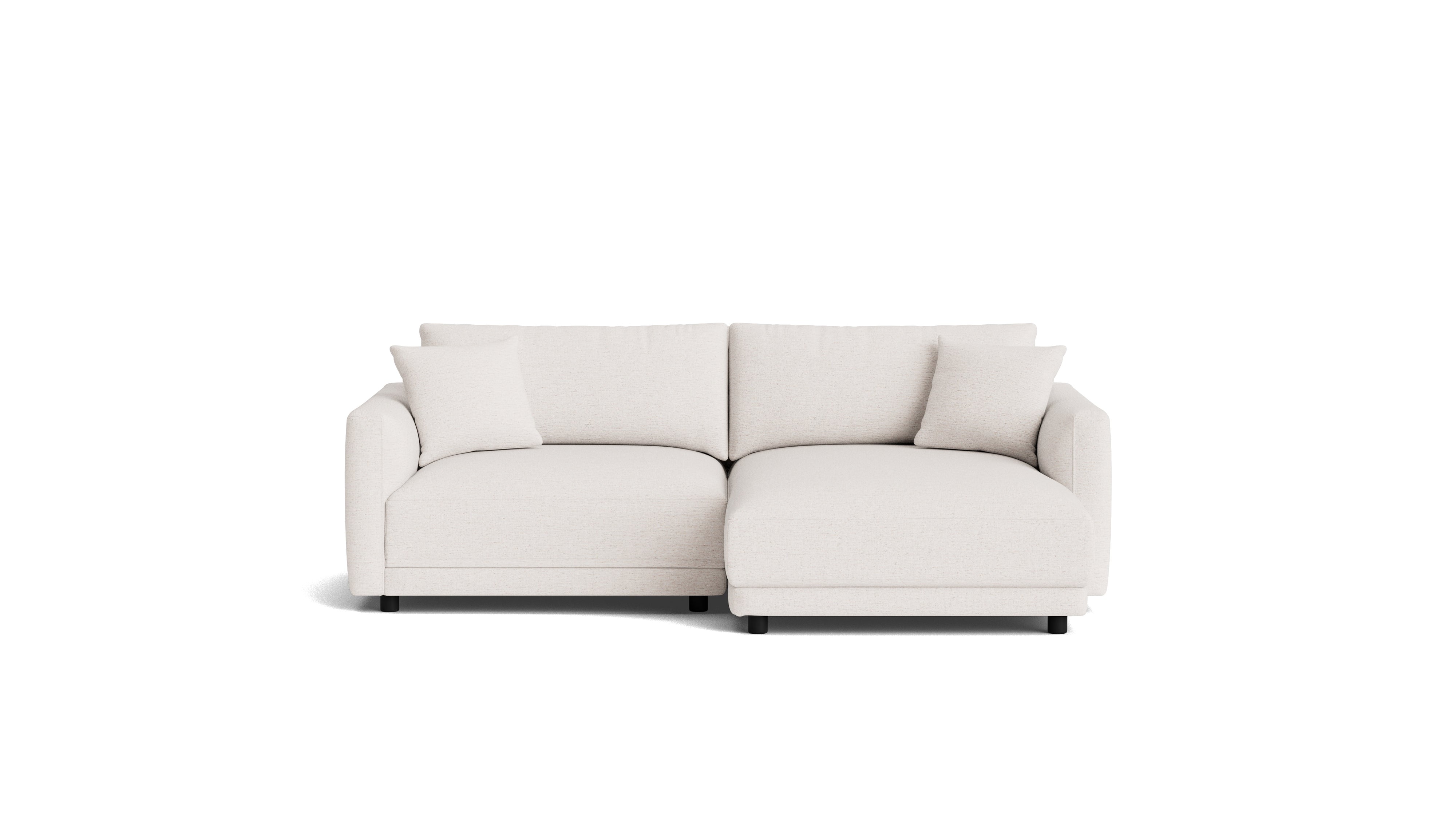 Soft Spot 2-Piece Modular Sectional Right, Nomad Snow