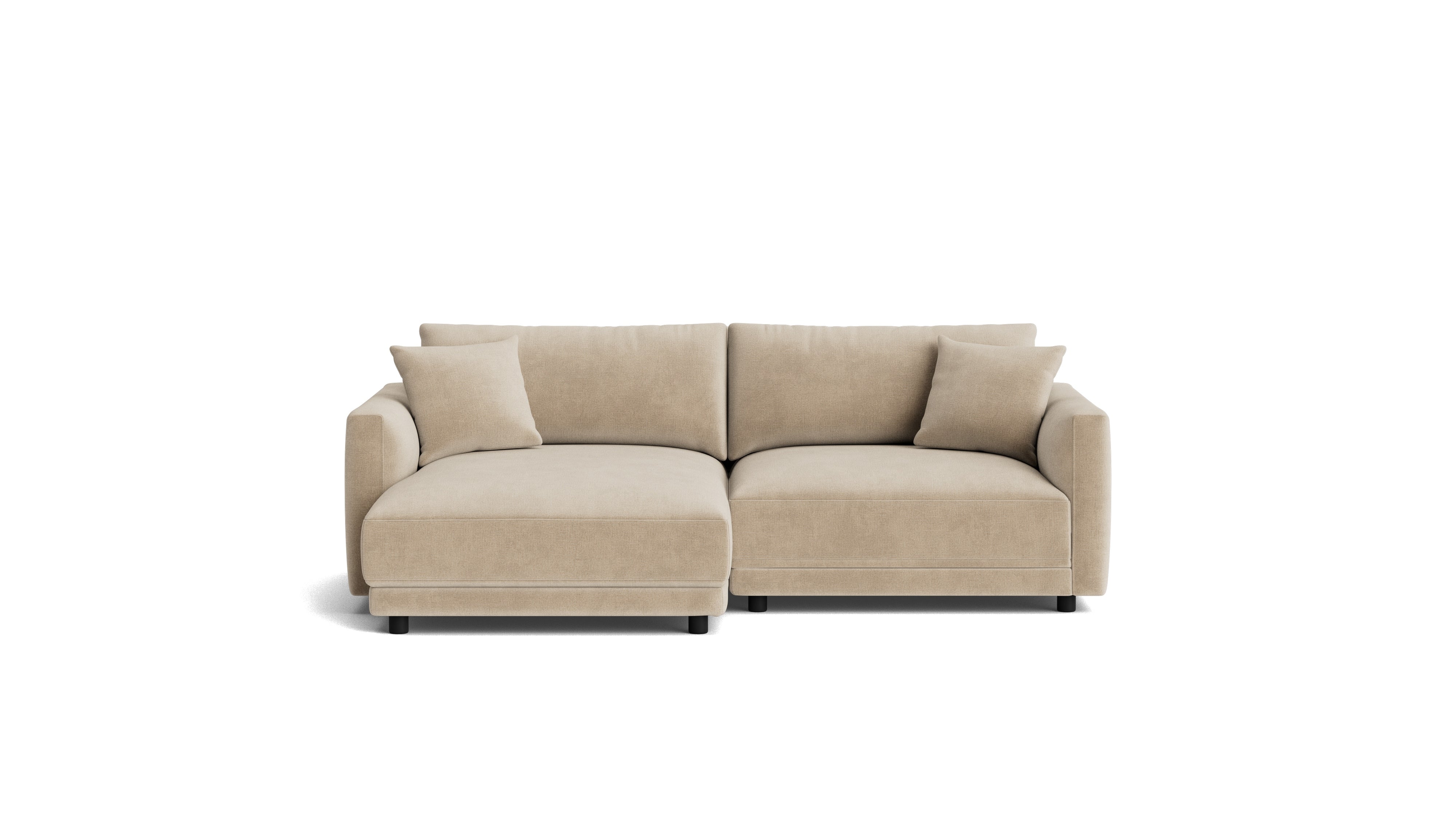 Soft Spot 2-Piece Modular Sectional Left, Cashew