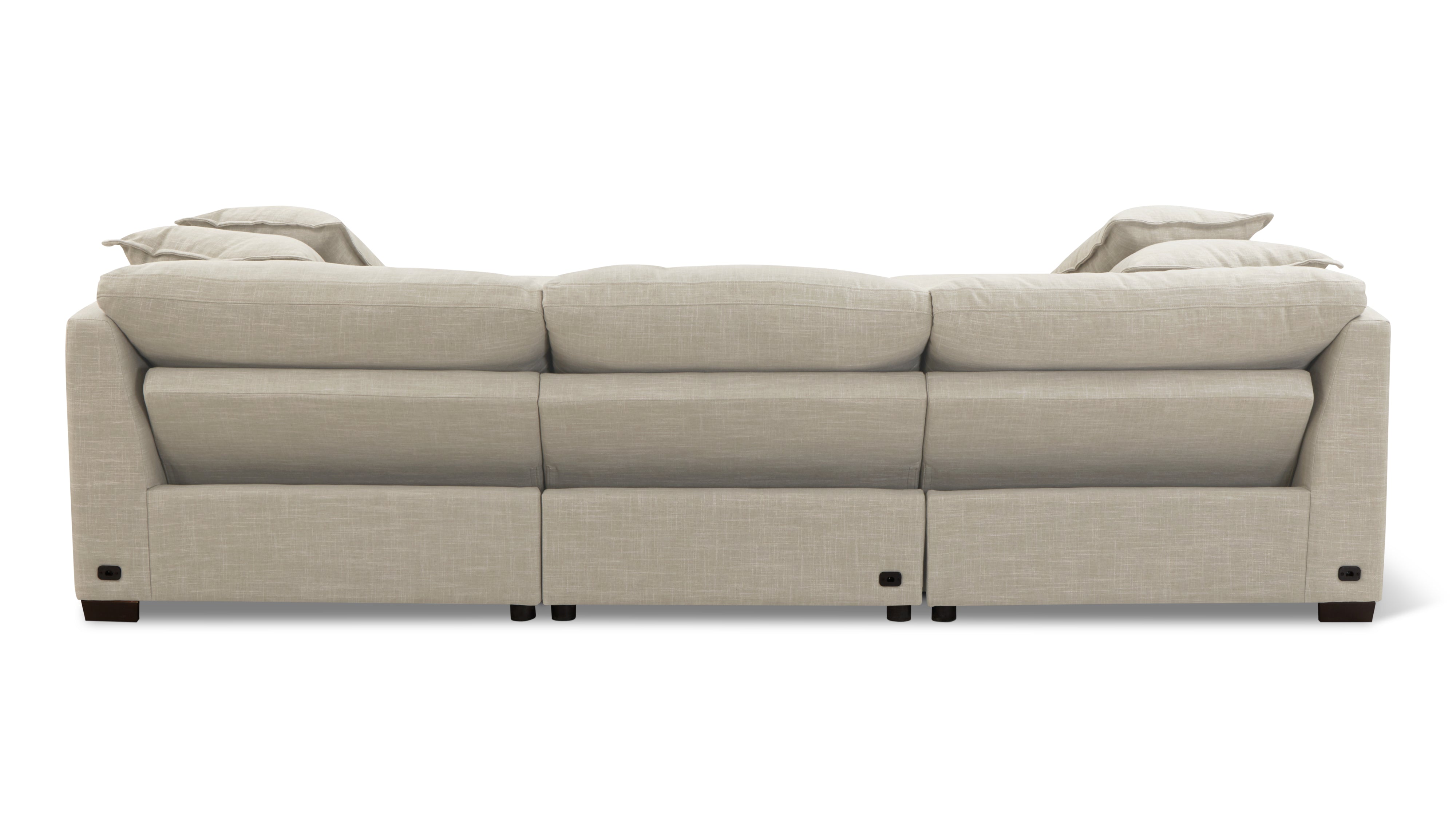 Lift Off Power Recliner 3 - Piece Modular Sofa, Light Pebble - Sundays Company CanadaSEC-YJ-072-029