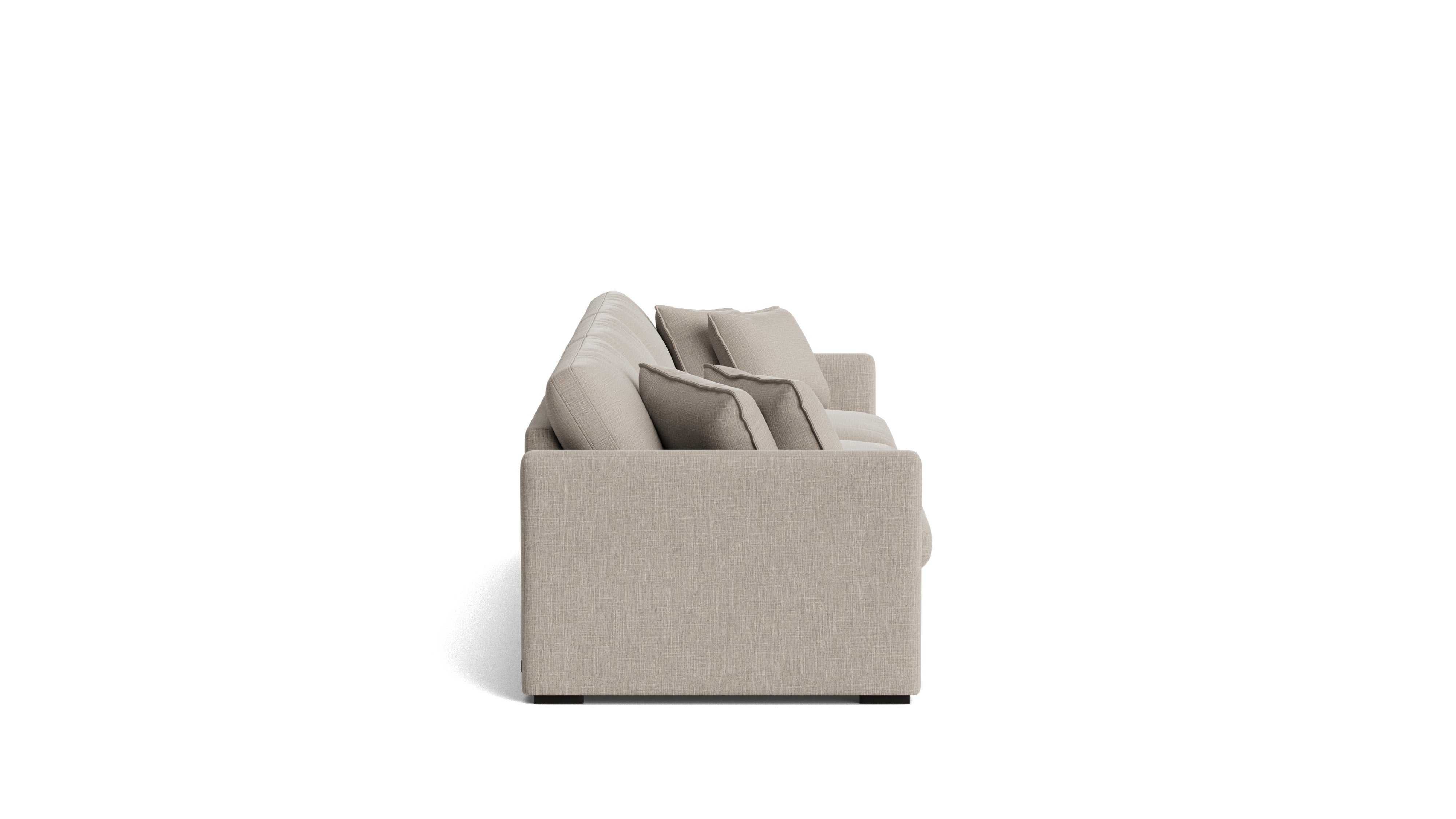 Lift Off Power Recliner 3-Piece Modular Sofa, Light Pebble