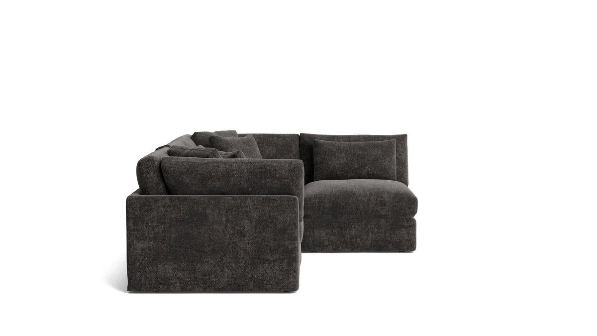Get Together™ 4-Piece Modular Sectional Armless, Large, Truffle