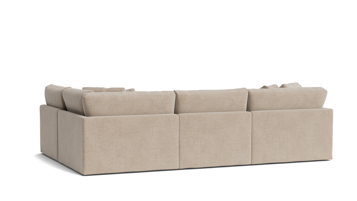 Get Together™ 4-Piece Modular Sectional Armless, Large, Champagne — alternate view