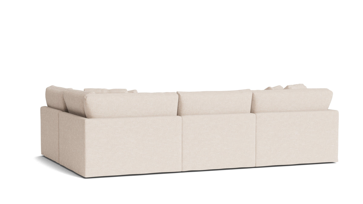 Get Together™ 4-Piece Modular Sectional Armless, Large, Sunbeam — alternate view