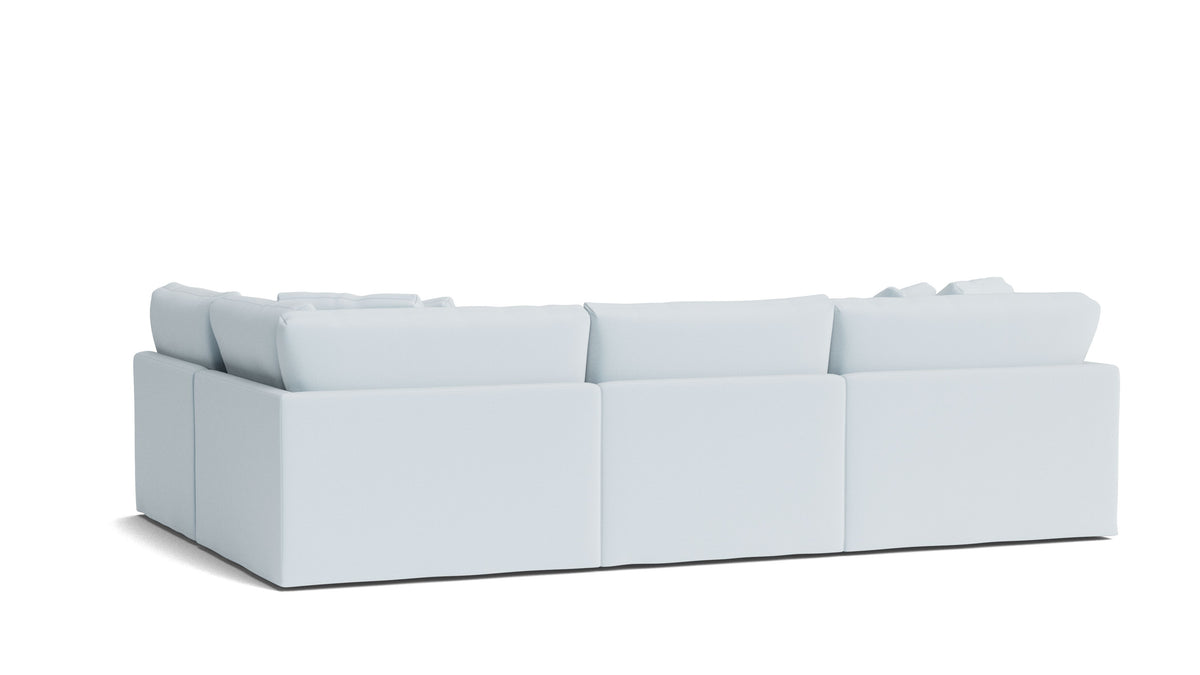 Get Together™ 4-Piece Modular Sectional Armless, Large, Cove