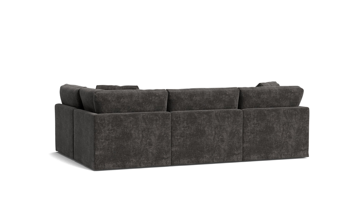 Get Together™ 4-Piece Modular Sectional Armless, Standard, Truffle — alternate view