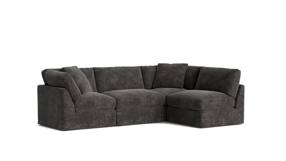 Get Together™ 4-Piece Modular Sectional Armless, Standard, Truffle — alternate view