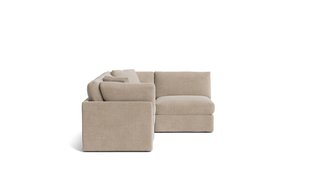 Get Together™ 4-Piece Modular Sectional Armless, Standard, Champagne — alternate view
