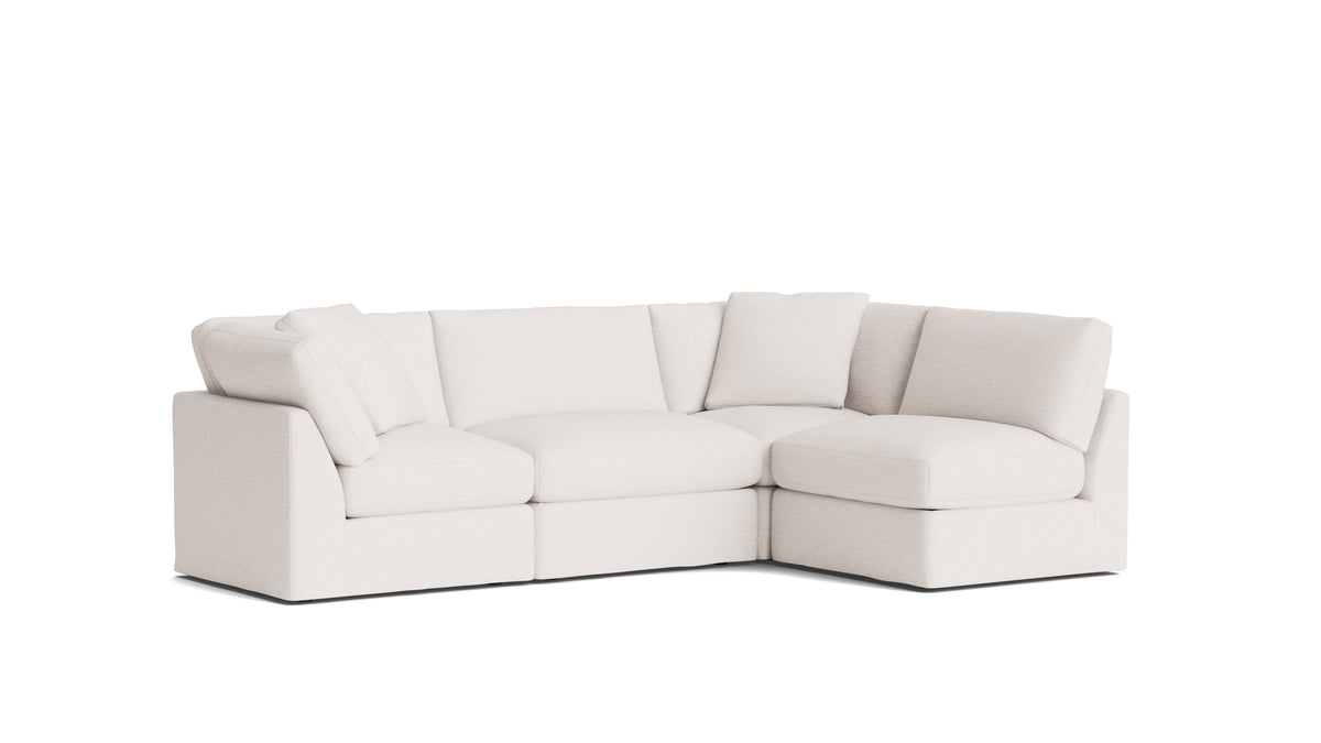 Get Together™ 4-Piece Modular Sectional Armless, Standard, Nomad Snow