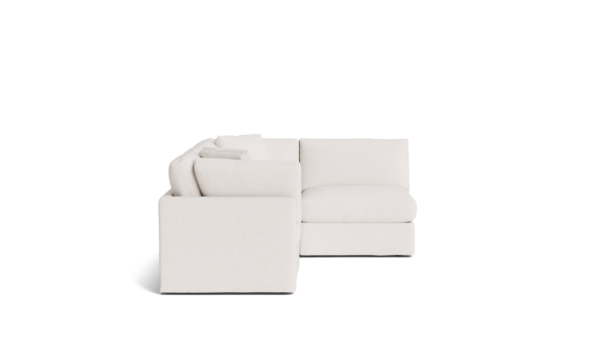 Get Together™ 4-Piece Modular Sectional Armless, Standard, Nomad Snow — alternate view