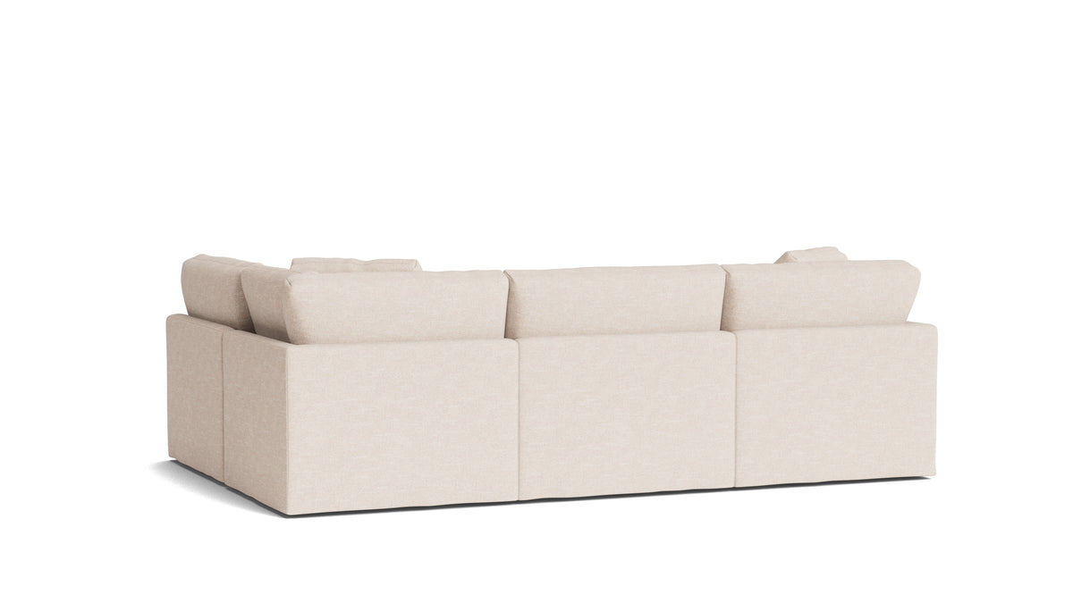 Get Together™ 4-Piece Modular Sectional Armless, Standard, Sunbeam — alternate view