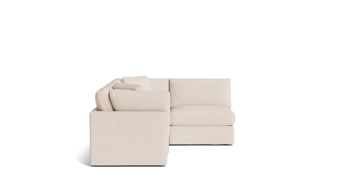 Get Together™ 4-Piece Modular Sectional Armless, Standard, Sunbeam — alternate view