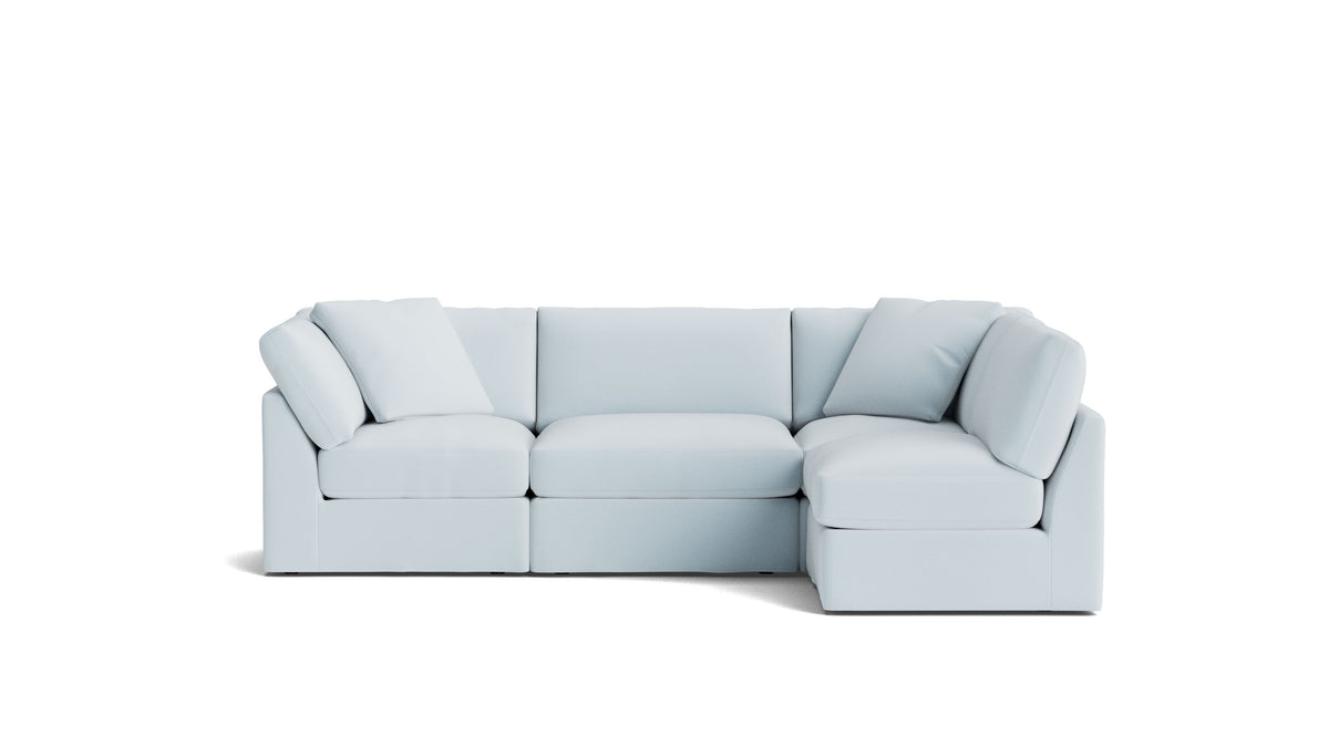 Get Together™ 4-Piece Modular Sectional Armless, Standard, Cove