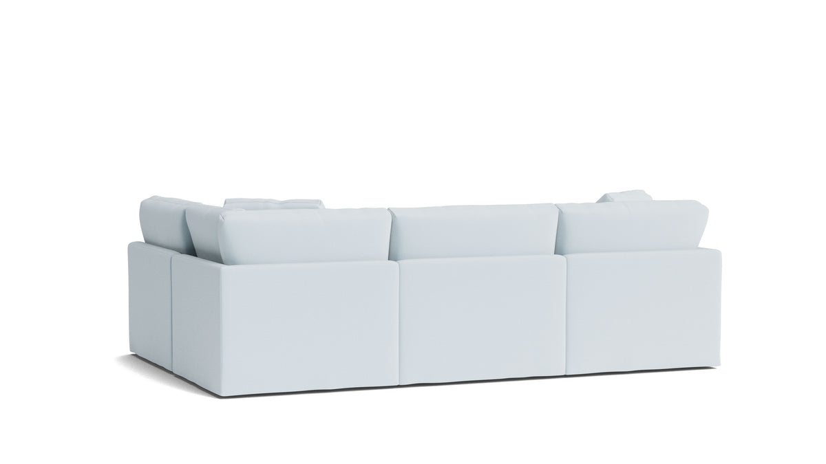 Get Together™ 4-Piece Modular Sectional Armless, Standard, Cove — alternate view