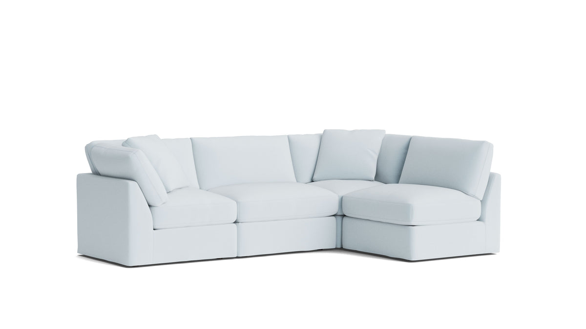 Get Together™ 4-Piece Modular Sectional Armless, Standard, Cove — alternate view