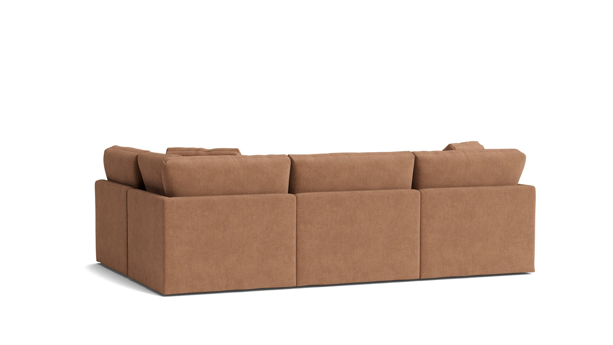 Get Together™ 4-Piece Modular Sectional Armless, Standard, Spice — alternate view