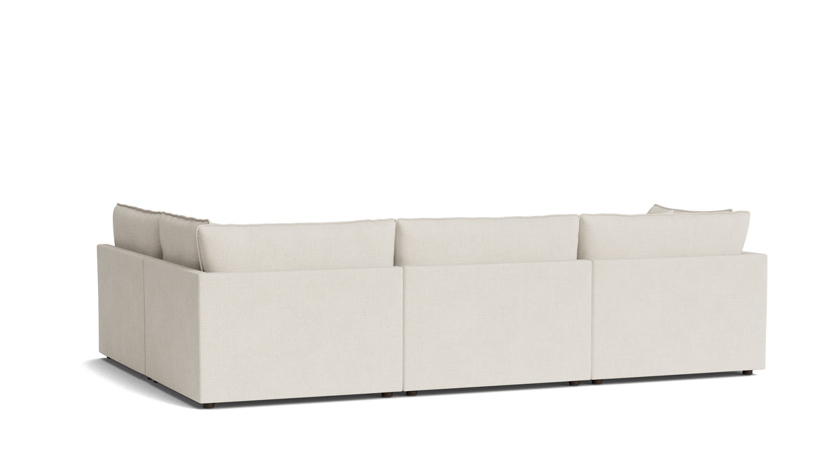 Chill Time 4-Piece Modular Sectional Armless, Birch — alternate view