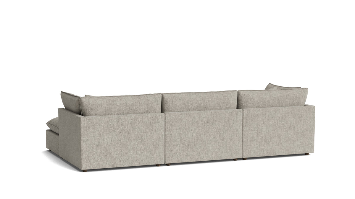 Chill Time 3-Piece Modular Sectional Right, Oatmeal