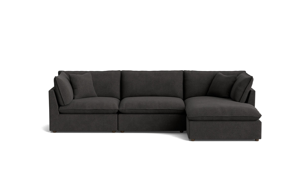 Chill Time 3-Piece Modular Sectional Right, Dark Shadow