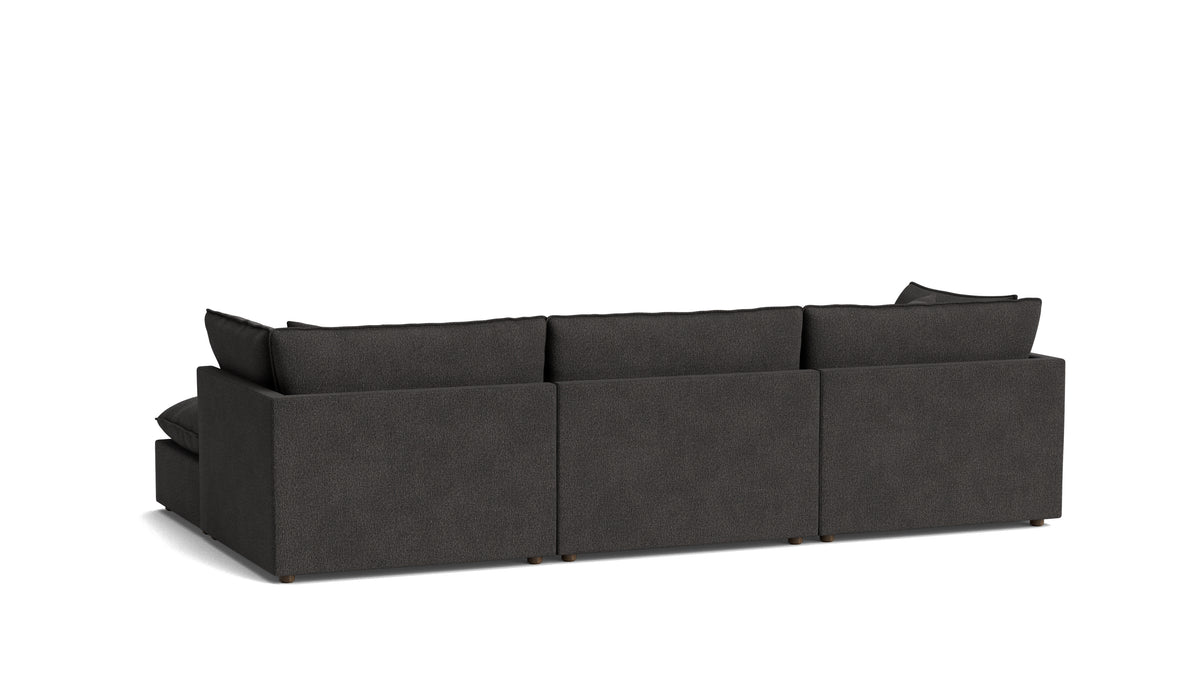 Chill Time 3-Piece Modular Sectional Right, Dark Shadow