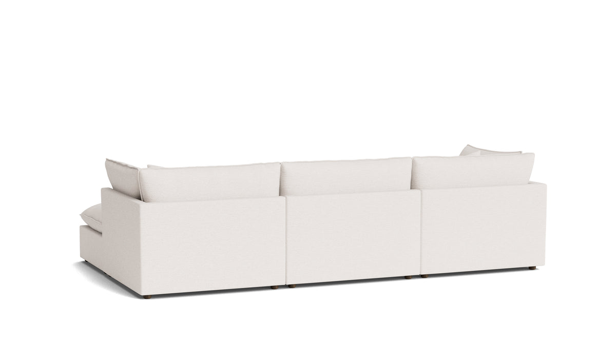Chill Time 3-Piece Modular Sectional Right, Nomad Snow