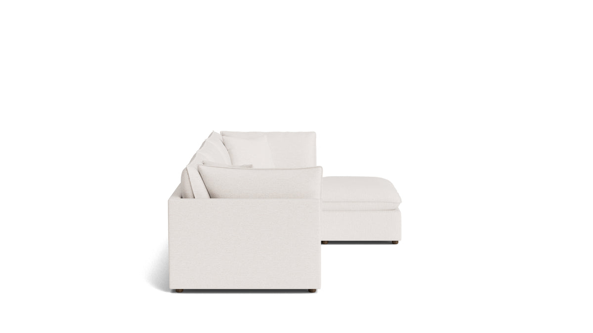 Chill Time 3-Piece Modular Sectional Right, Nomad Snow