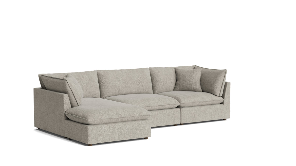 Chill Time 3-Piece Modular Sectional Left, Oatmeal