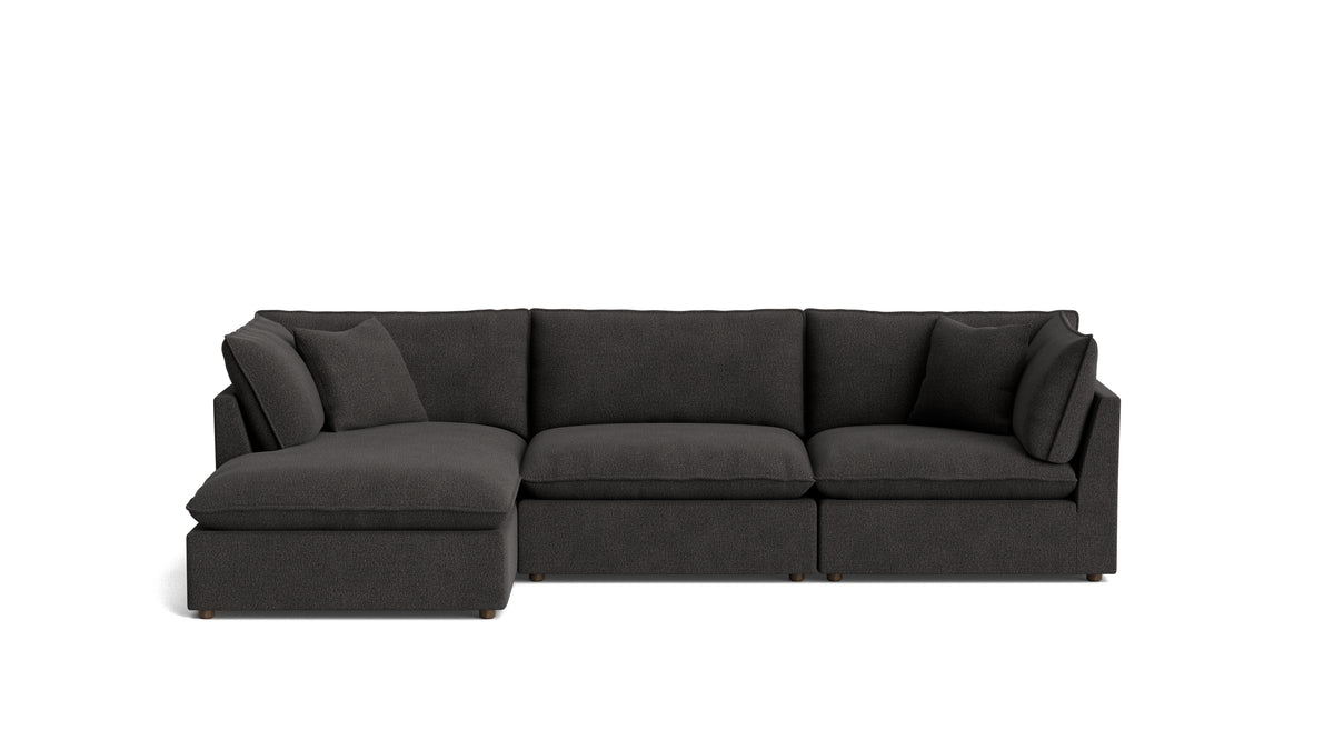 Chill Time 3-Piece Modular Sectional Left, Dark Shadow_image