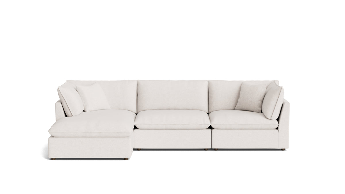 Chill Time 3-Piece Modular Sectional Left, Nomad Snow_image