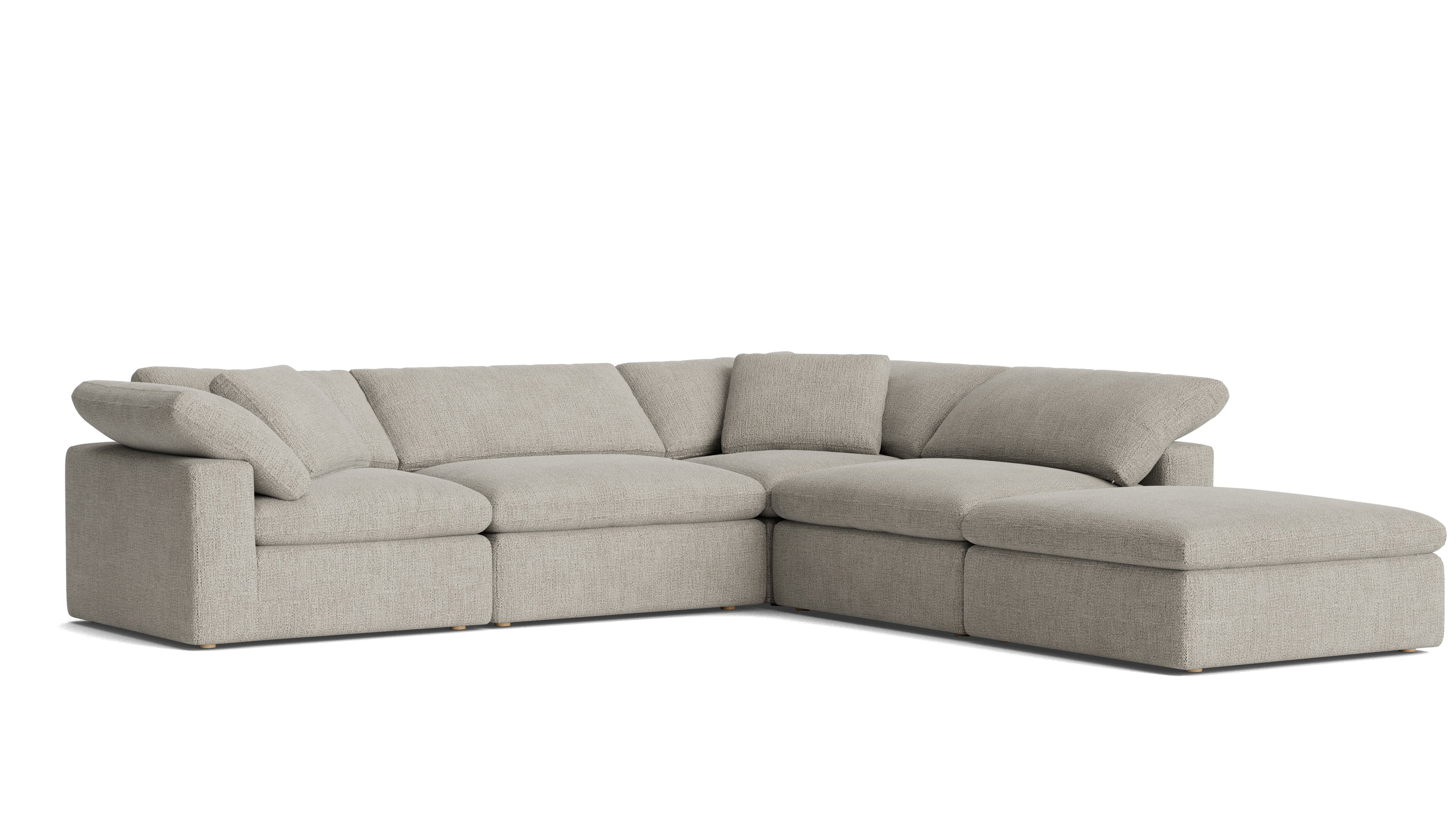Movie Night™ 5 - Piece Modular Sectional, Large, Oatmeal - Sundays Company CanadaSEC-YJ-901-007