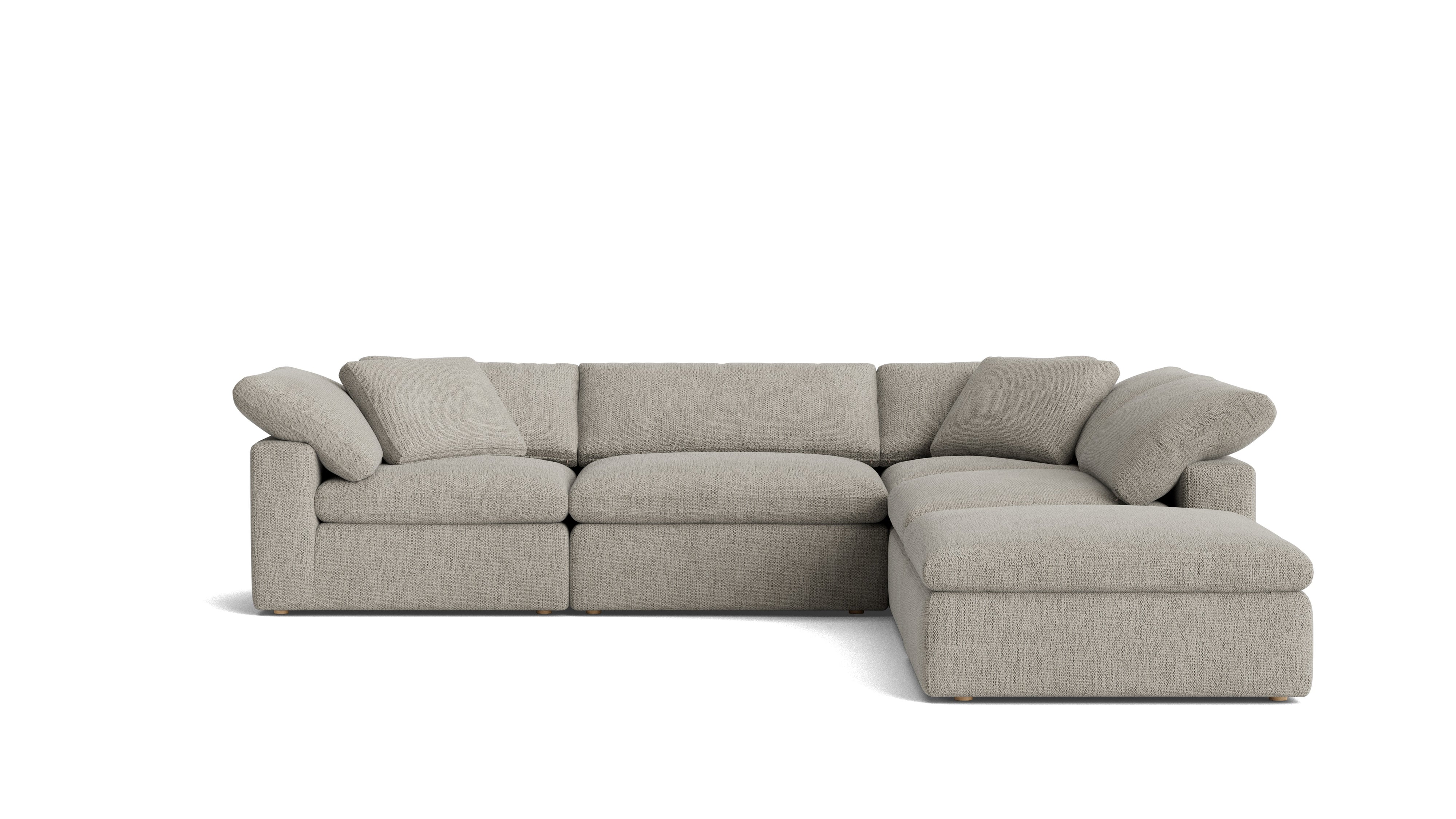 Movie Night™ 5 - Piece Modular Sectional, Large, Oatmeal - Sundays Company CanadaSEC-YJ-901-007