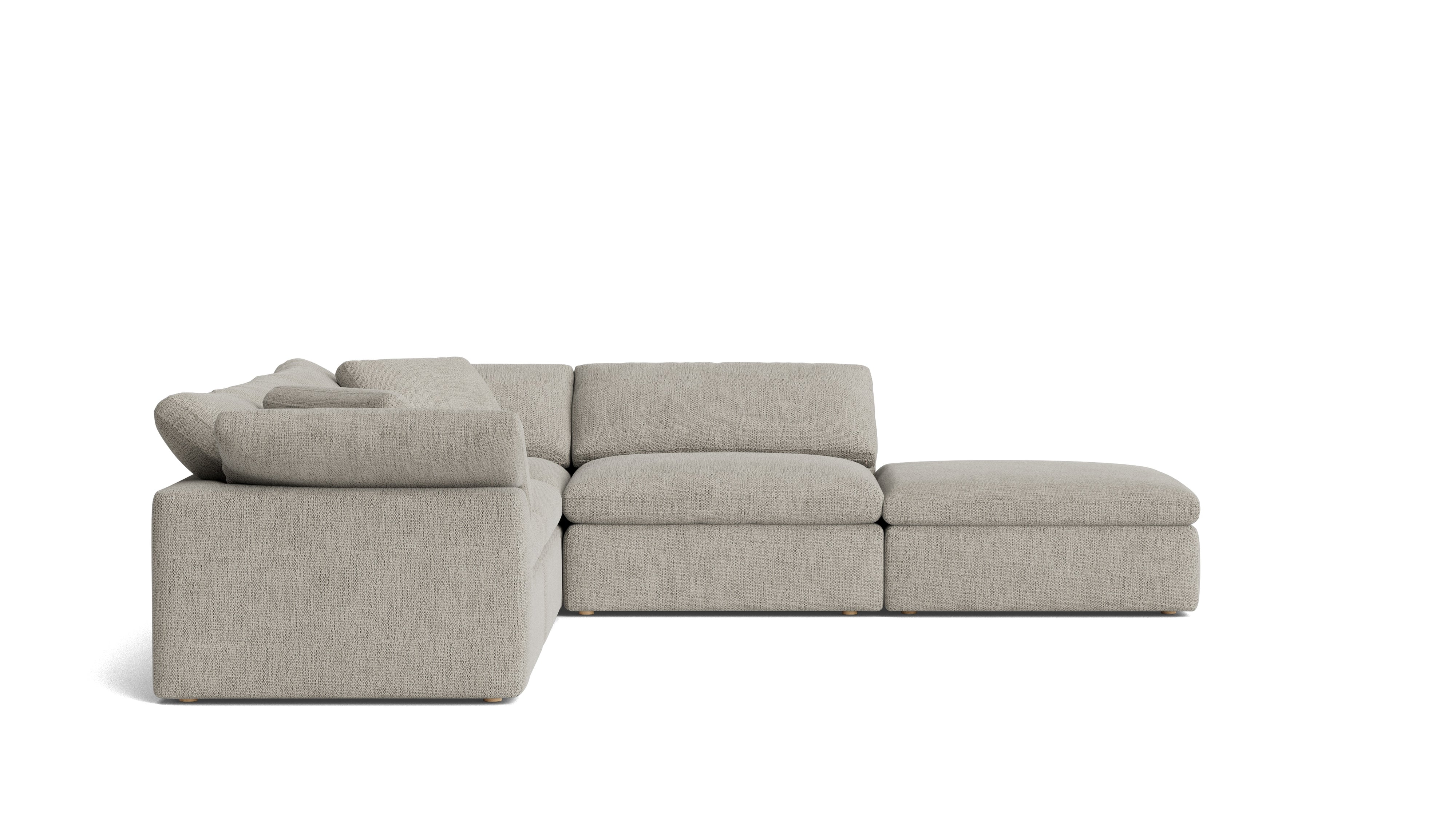 Movie Night™ 5 - Piece Modular Sectional, Large, Oatmeal - Sundays Company CanadaSEC-YJ-901-007