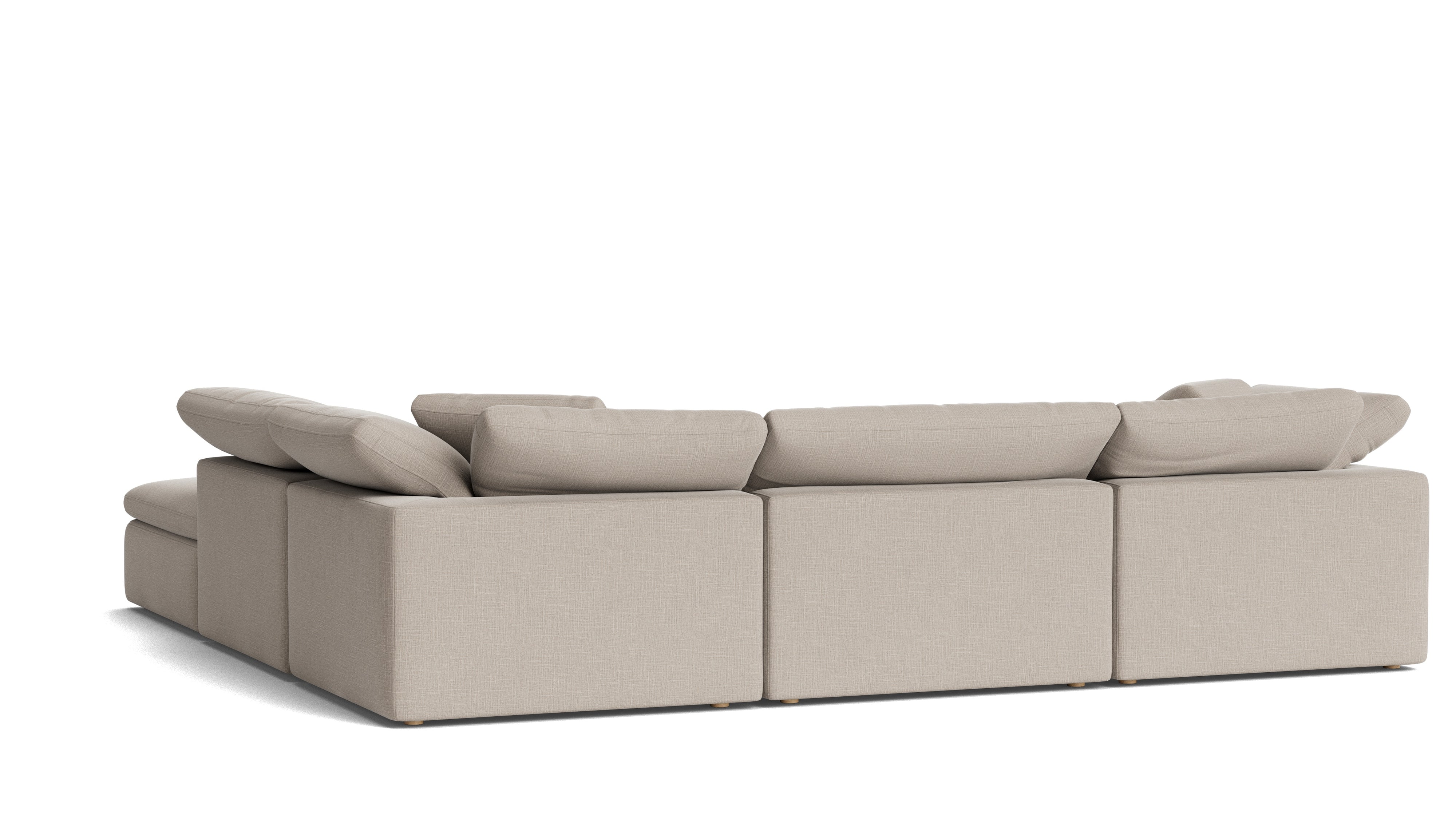 Movie Night™ 5 - Piece Modular Sectional, Large, Light Pebble - Sundays Company CanadaSEC-YJ-901-029