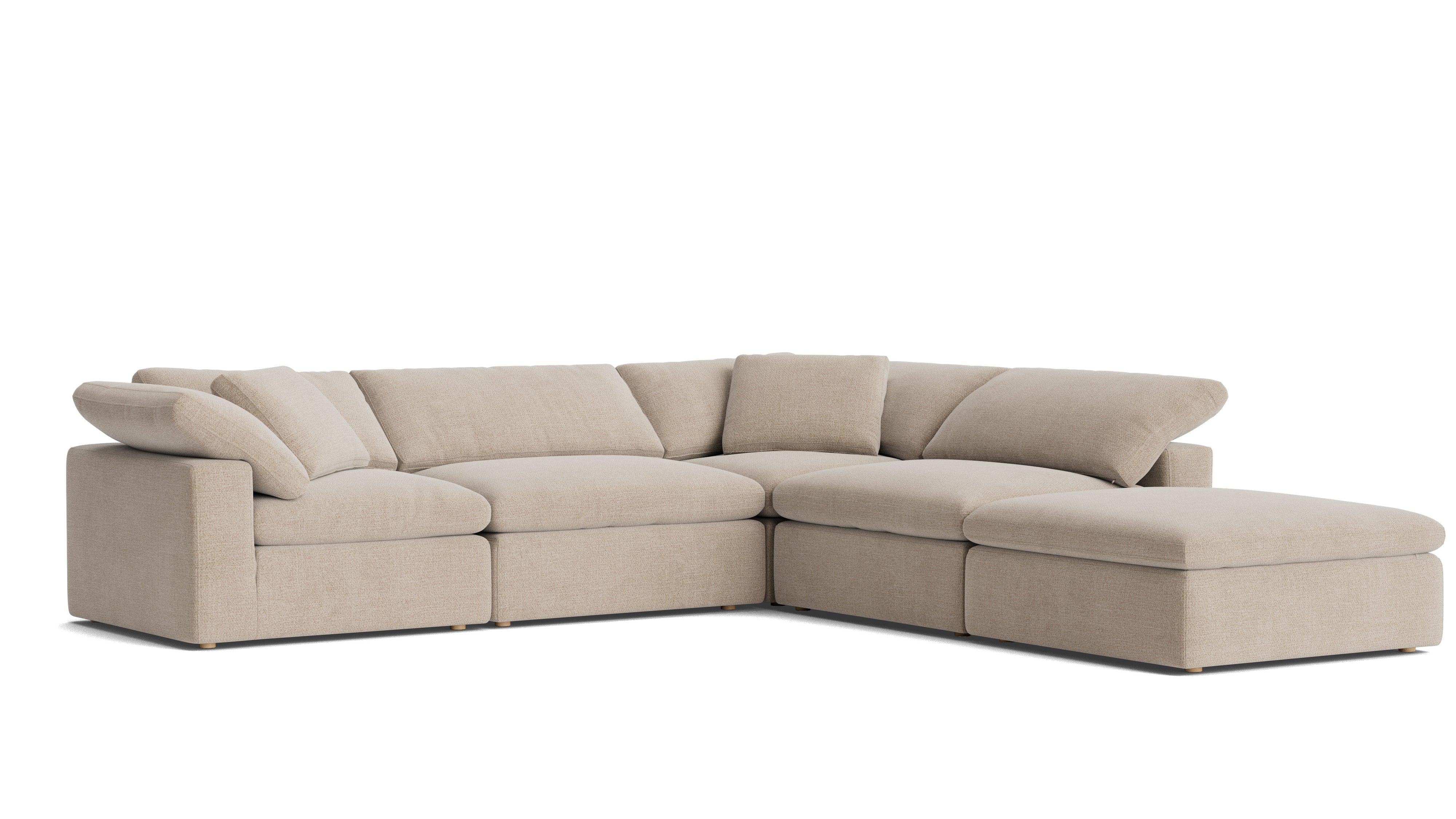 Movie Night™ 5 - Piece Modular Sectional, Large, Champagne - Sundays Company CanadaSEC-YJ-901-041