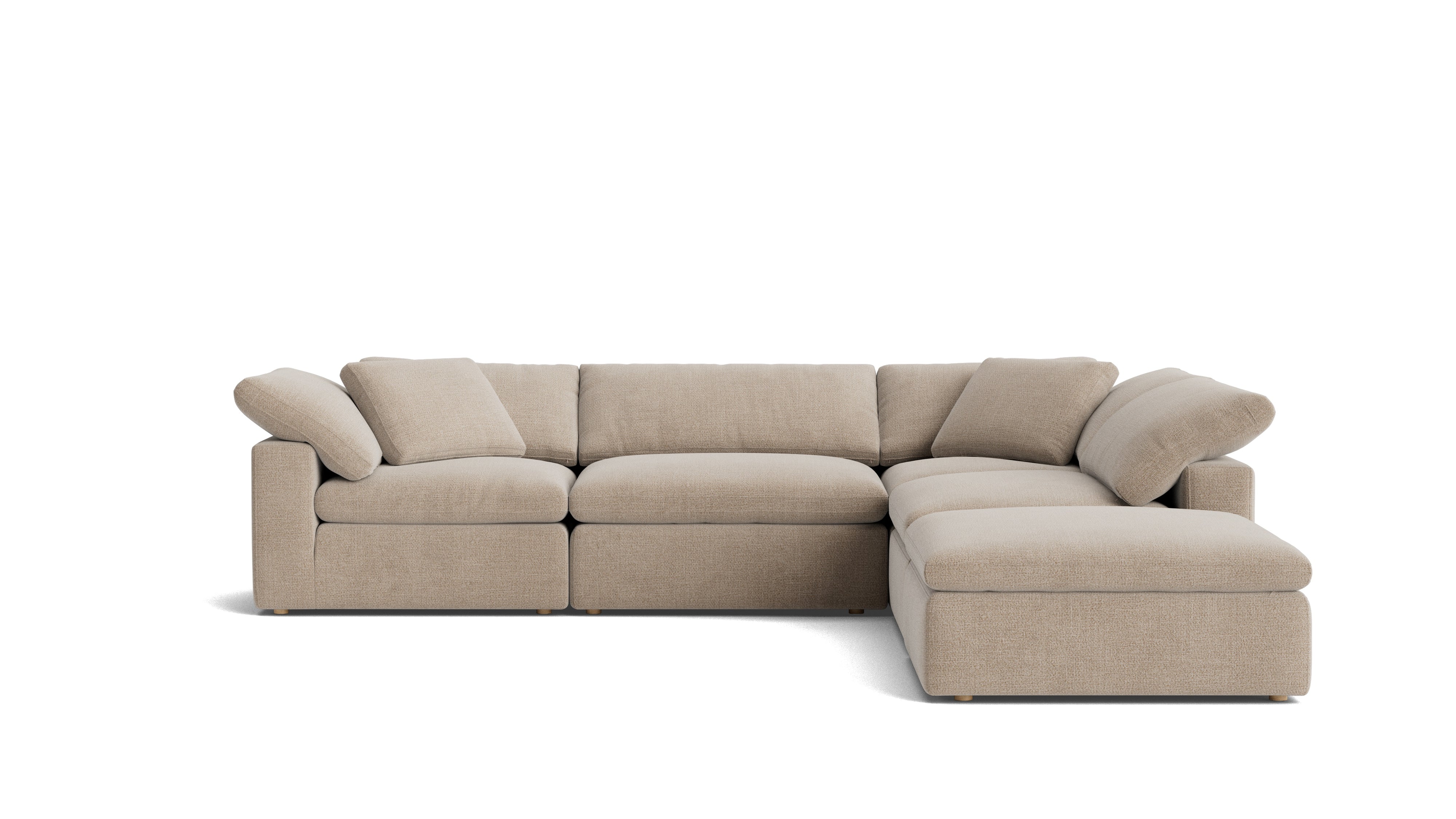 Movie Night™ 5 - Piece Modular Sectional, Large, Champagne - Sundays Company CanadaSEC-YJ-901-041